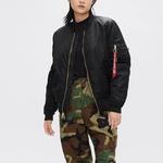 Alpha Industries Классическая бомбер, Black - фото 8