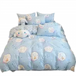 100% Cotton Print Пододеяльник Sanrio, синий - фото
