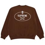 Толстовка Supreme Crest Crewneck, коричневый - фото 2