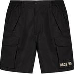 DSQUARED 2 Шорты карго с принтом логотипа Dsquared2 - фото 3