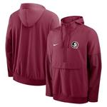 Мужская гранатовая толстовка-анорак Florida State Seminoles с полумолнией Nike - фото 5
