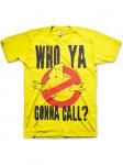 Футболка желтого цвета Ghostbusters - фото