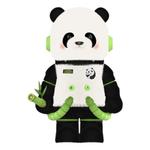 Фигурка Pop Mart Mega Space Molly Panda 400% - фото