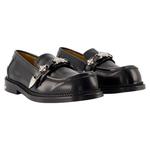 Тога Пулла Кожаные лоферы Aj1348 черные VALSTAR - фото 2