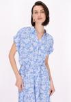 Платье-рубашка usha, синий - фото 4