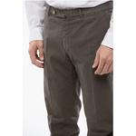 Хлопковые брюки с узором «гусиная лапка» ID Corneliani, Brown - фото 3