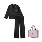 Женский пижамный комплект Victoria's Secret, подарочный набор (базовый комплект + оригинальная коробка + сумка) - фото