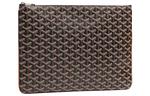 GOYARD SENAT Canvas With Leather Wallet, Toiletry Bag, Clutch Regular Unisex Brown - фото 2