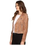 Куртка Blank NYC Suede Moto Jacket, цвет Coffee Bean - фото 2