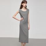 ELLE Женское платье без рукавов темно-серое - фото 6