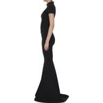 Платье с короткими рукавами женское черное Balenciaga - фото 5