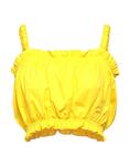 Кроп-топ Peperosa, желтый - фото
