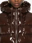 Стеганая куртка с капюшоном PINKO, коричневый - фото 5