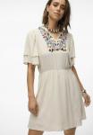 Платье Vero Moda VMSINA KURZES, Birch/Beige - фото 5