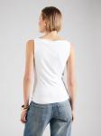 VILA Топ 'VIKenza' в белом цвете - фото 4