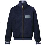 LOUIS VUITTON Бархатная куртка, Marine Blue - фото 3