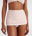 Бикини-трусики с рюшами Norma Kamali, Baby Pink - фото 4