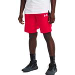 Шорты baseline 10 inch shorts 'red black' Under Armour, красный - фото 3