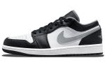 Jordan 1 Low Черный Белый Серый - фото