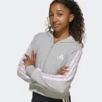 Куртка с капюшоном Kids' Essentials Adidas, серый - фото 3