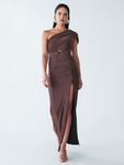 Вечернее платье BWLDR MELIZA, коричневый - фото 5