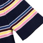 Полосатый ребристый свитер PRADA, синий - фото 5