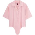 Рубашка с логотипом Tommy Hilfiger, белый - фото 3