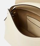 Сумка-тоут T-Lock среднего размера из кожи Toteme, белый - фото 3