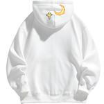 Толстовка с принтом унисекс UNthemed, белый - фото 9