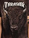 Футболка Thrasher Bison T-Shirt, brown - фото 7