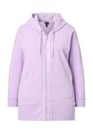 Толстовка Ulla Popken Zip-up sweatshirt, Lavender/Blue - фото 6