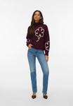 Джемпер Vero Moda Jumper, Winetasting/Bordeaux - фото 2