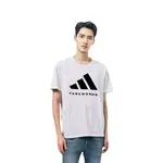 Футболка мужская бело-черная Adidas - фото 8