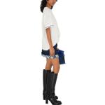 Футболка женская Burberry Logo Embroidered, белый - фото 5