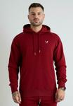 Худи Distorted People RAGLAN , Burgundy/Dark Red - фото