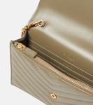 Кошелек на цепочке Cassandre Envelope из кожи Saint Laurent, Strong Moss - фото 3