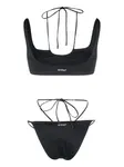 Бикини с логотипом OFF-WHITE, черный - фото 2