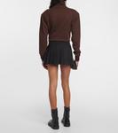 Плиссированная мини-юбка blake The Frankie Shop, черный - фото 3