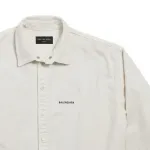 Balenciaga Рубашка Logo Embroidered Large Fit - фото 5