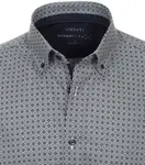 Деловая рубашка VENTI "Деловая рубашка VENTI принт", синий - фото 3