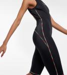 Приталенный комбинезон Palm Angels, Black White - фото 5