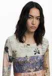 Топ Desigual COLLAGE RUCHED , Material Finishes/Multi-Coloured - фото 4