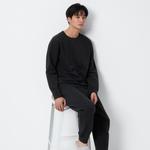 Спортивный комплект UNIQLO Ultra Stretch с длинными рукавами, черный - фото