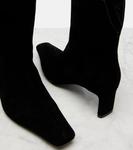 Ona 55 замшевые ботильоны Khaite, Black - фото 5