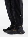 Ea7 Emporio Armani спортивные брюки с принтом, черный - фото 4