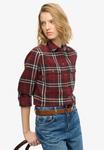 Блуза Superdry & Co Button-down blouse, Frontier Check Red/Red - фото 5