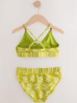 Треугольное бикини Next, цвет Olive/Apple - фото 2