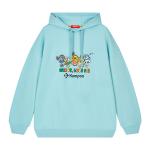 KUMPOO Унисекс-худи синего цвета - фото