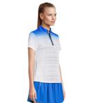 Топ Jamie Sadock Flux Print Short Sleeve Top, Electric Blue - фото 2