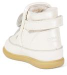 Кожаные ботинки Baby Cemilla с бантом Donsje, Off White Metallic Leather - фото 2